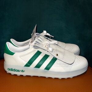 adidas Coursecup Spikeless Golf Shoe  Chalk White/Green/Almost Yellow 12 NWT